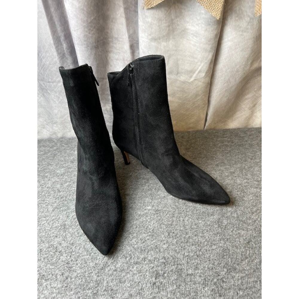 Sam Edelman Womens US 6 Usha Black Suede Ankle Bootie Black, Style # 17311L2003 - Picture 6 of 11